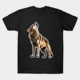 Lone wolf howling T-Shirt